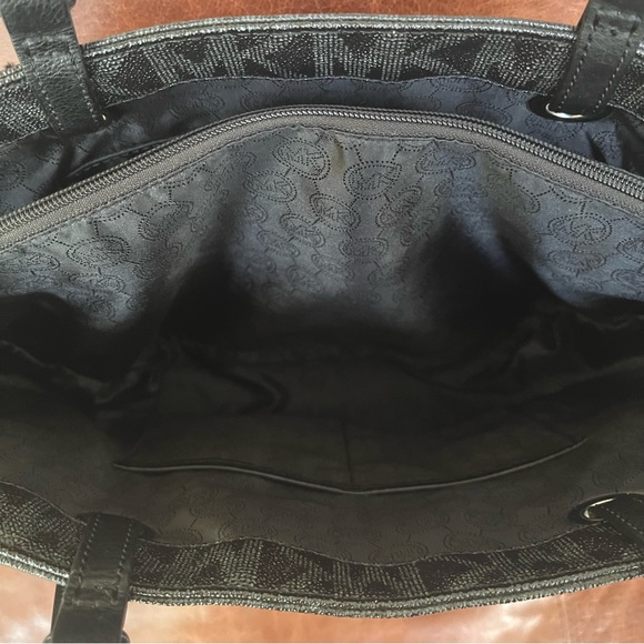 Michael Kors Monogram Logo Print Jet Set East West Tote Bag - Picture 4 of 9